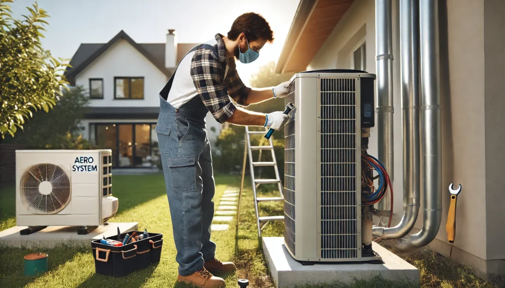 Servicios profesionales de mantenimiento de aerotermia