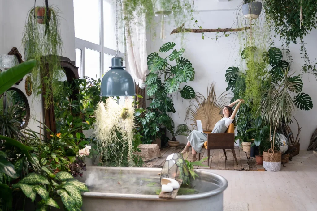 Ideas de jardín interior: jardín de invierno