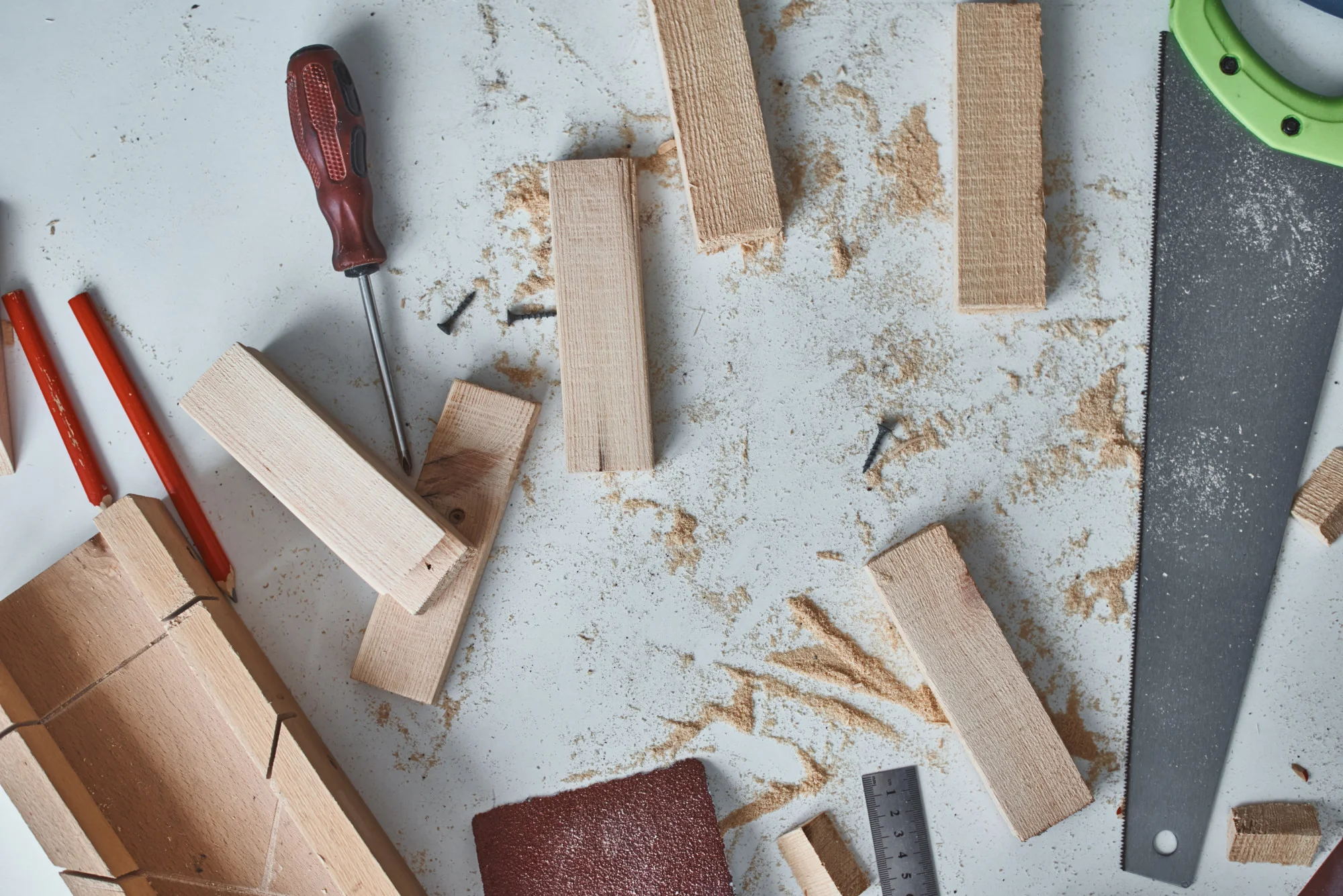 materiales de carpintero
