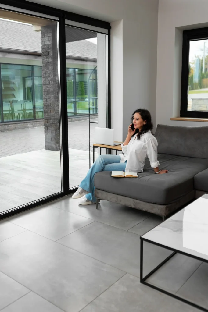 puerta corredera en vivienda