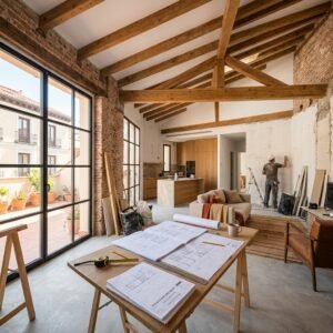 Reforma integral de vivienda en Madrid con proyecto de arquitecto