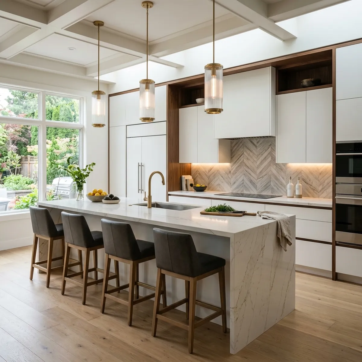 Cocina reformada en vivienda de Las Rozas